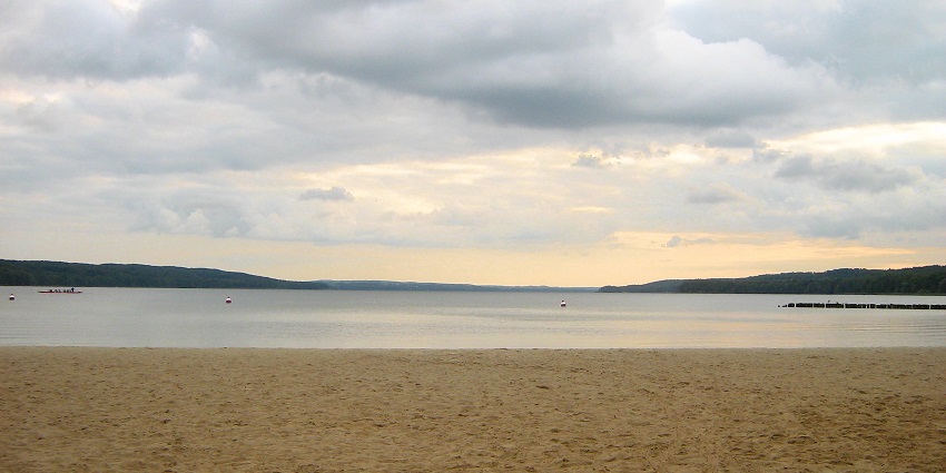 Golden sands and blue skies at one of the top beaches in South India