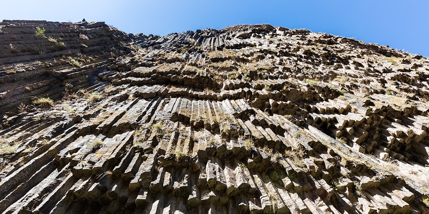 A picture of the intriguing stones formation at Harmony of Stones, one of the best tourist attractions in Armenia