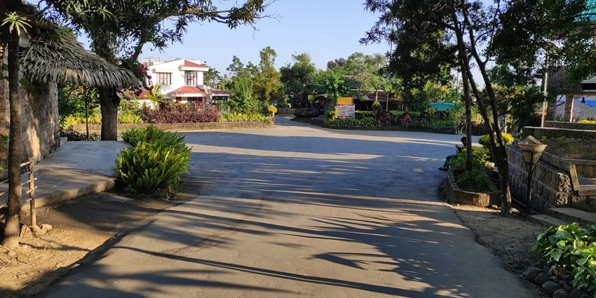 A beautiful view of Mawlynnong, one of the offbeat places to visit in December in India.