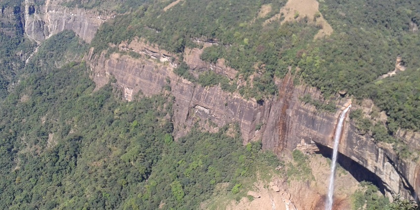 Mawsynram, Meghalaya, known for being one of the hill stations in Northeast India.