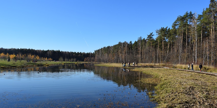 Meshchersky, the lakeside beach with lush greenery and walking trails is among the famous beaches in Moscow.