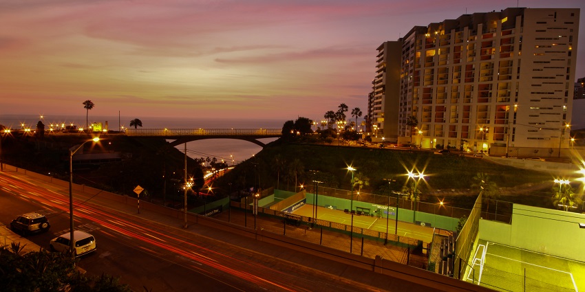Enjoy Lima Peru nightlife at Miraflores featuring upscale shopping, fine dining, cultural landmarks, and breathtaking views.