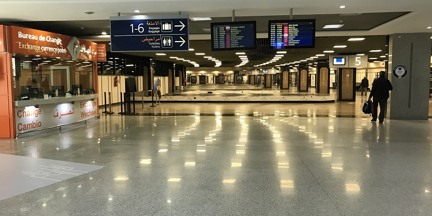 The Mohammed V International Airport was one of the busiest airports in Morocco, serving 7.6 million passengers