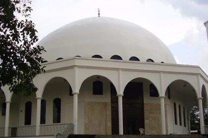 A view of one of the mosques in Brazil - with stunning views and architecture with historical significance