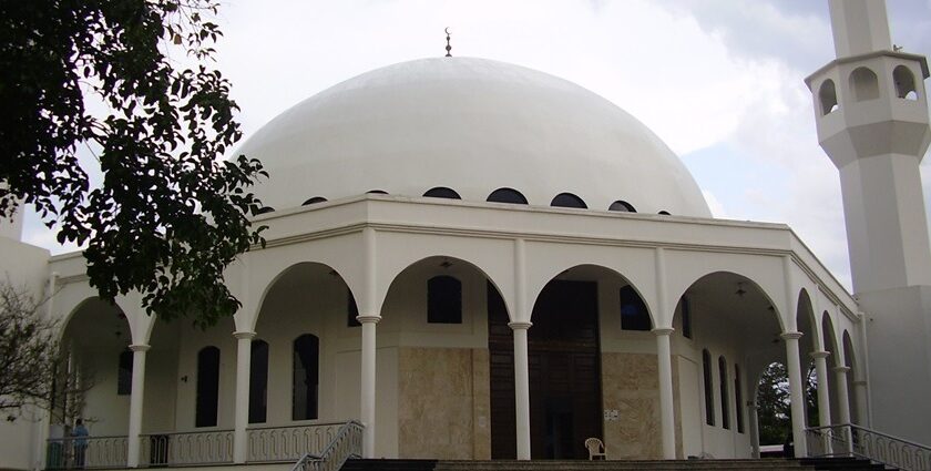 A view of one of the mosques in Brazil - with stunning views and architecture with historical significance