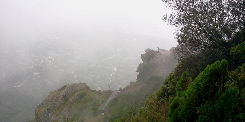 Panoramic image from the hills of Mukteshwar–best places to visit near Nainital