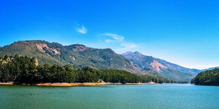 Lush green landscape at the best places to visit in June in South India