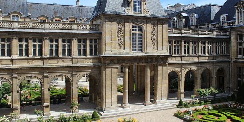 Magnificent view of the Carnavalet of Paris