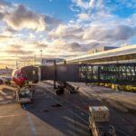 Snapshot of the plane in the golden land of buddha with—airports in Myanmar