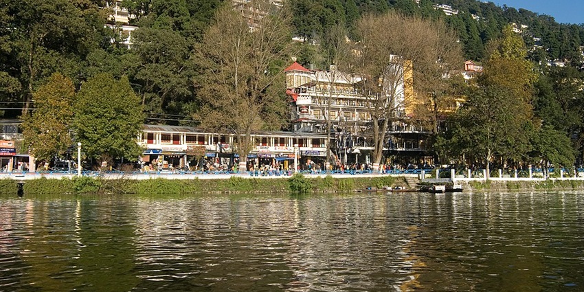 An image showing Naini Lake in Nainital, a scenic gem in one of the best hill stations in India