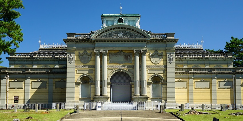 Nara National Museum displaying Buddhist artefacts, highlighting the Buddhist culture