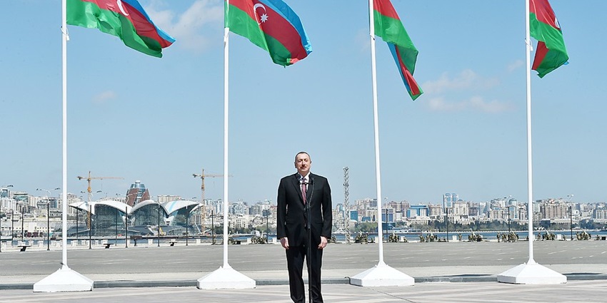 Celebrate Azerbaijan's pride at National Flag Square's majestic grounds.