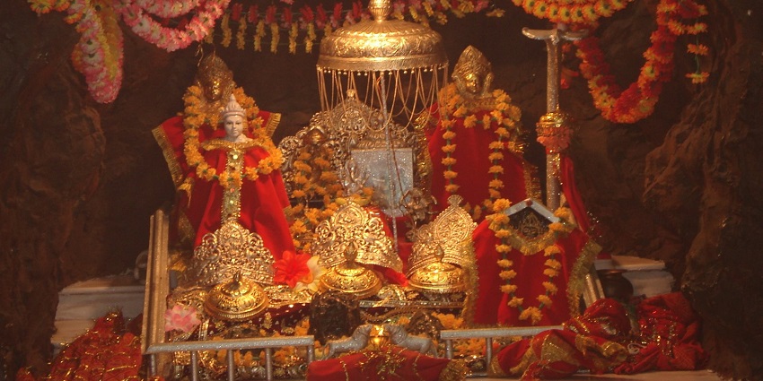 Revered temple complex dedicated to nine forms of Goddess Durga.