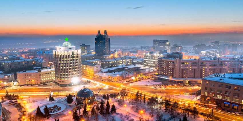 Siberia’s largest city with cultural and scientific landmarks