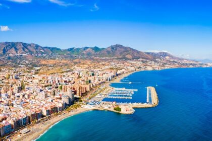 An image of Spain's coastline reflecting some of the best nude beaches in Spain.