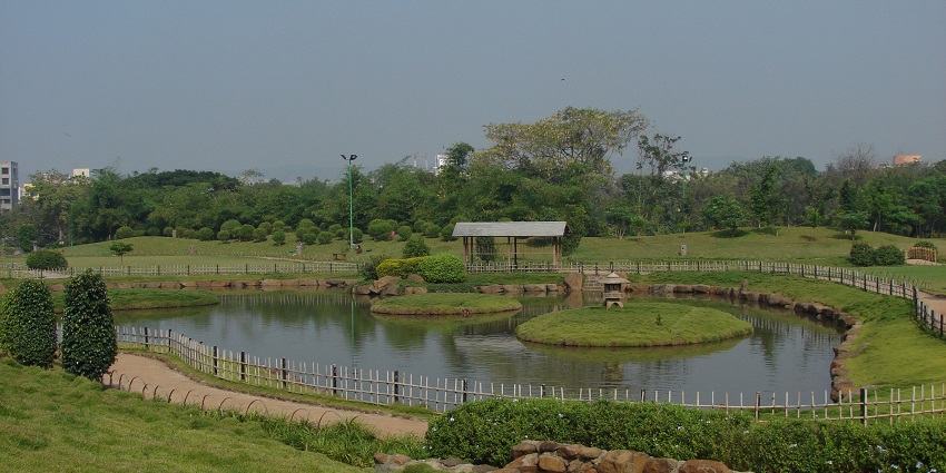A peaceful evening at Okayama, a Japanese Friendship Garden in Pune.