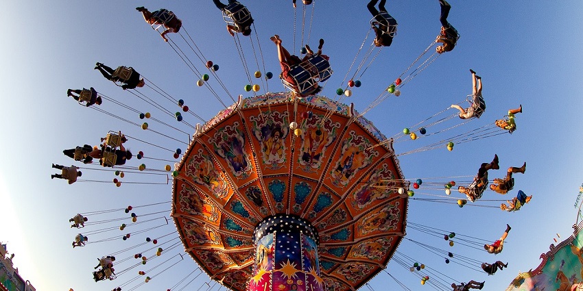 An image of people enjoying beer at the famous festival in Munich, one of the main festivals in Germany.