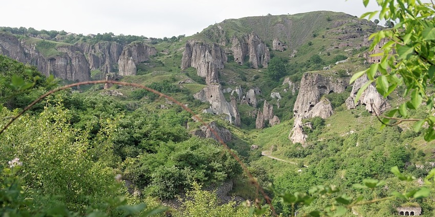 Visit the Old Khndzoresk Cave Village, a splendid historical landmark next to the Tatev Monastery