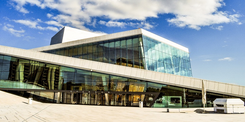An image of the Oslo Opera House; visiting this location is one of the best things to do in Oslo in March.