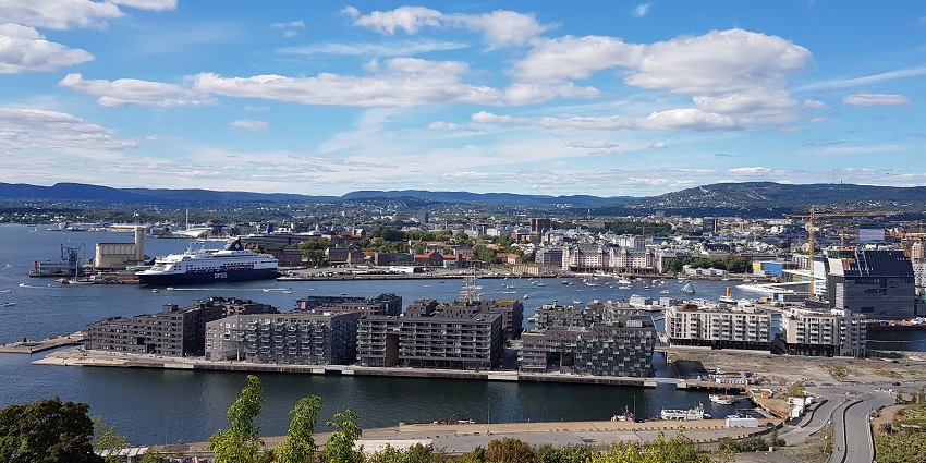An image of a scenic view of Oslo Fjord, capturing its serene beauty and landscape.