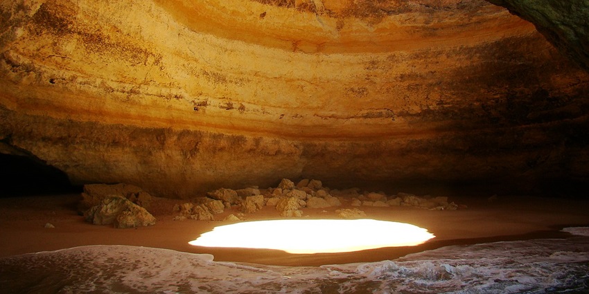 Kayak through crystal-clear waters into stunning Benagil caves in Portugal