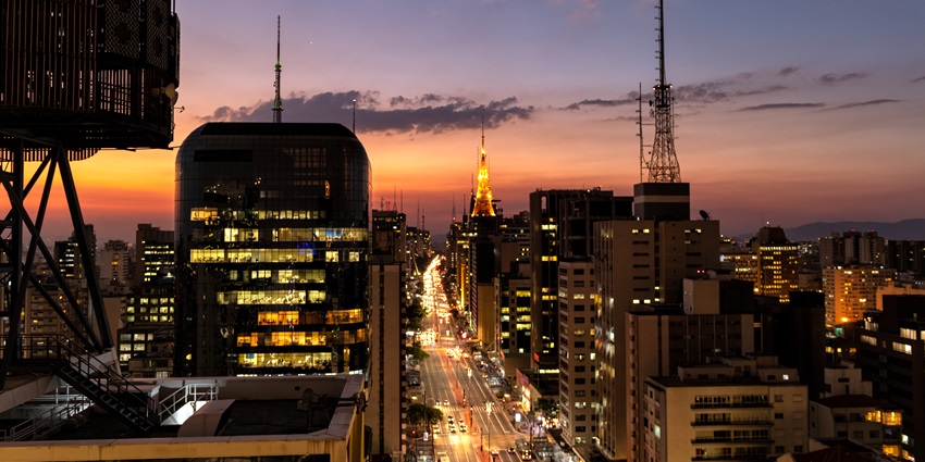 A stunning view of the roads of Brazil