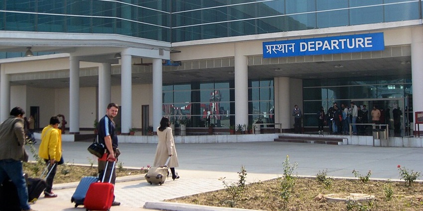 Image of departure gate in Varansi Airport - Explore history and spirituality, starting at this airport