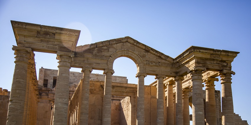 Image of ruins in Iraq - with historical significance and stories to learn from here
