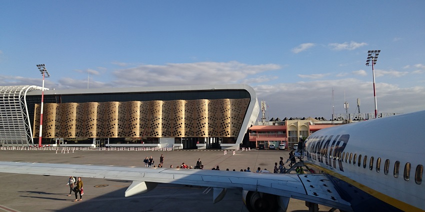 The Oujda Angads Airport has a single terminal and two runways, allowing travel to Europe and within Morocco