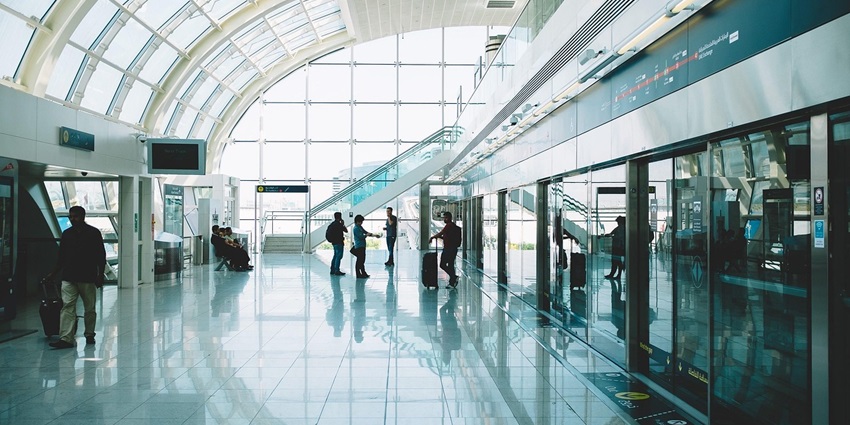 An image of an airport which resembles the Paderborn Lippstadt Airport.