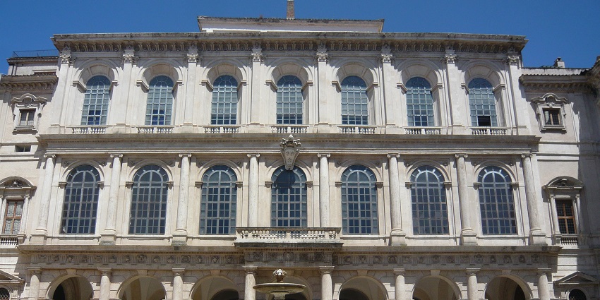 Palazzo Barberini in Rome, a Baroque palace, houses the Galleria Nazionale d'Arte Antica.