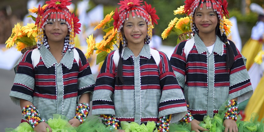 This festival is a month-long celebration of flowers - one of the festivals in the Philippines.