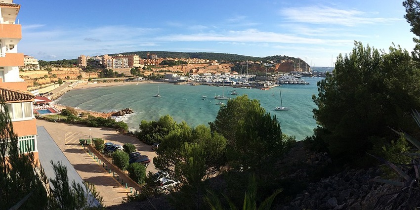 Aerial view of sea coastline - Experience scuba diving in the serene blue waters of Mallorca