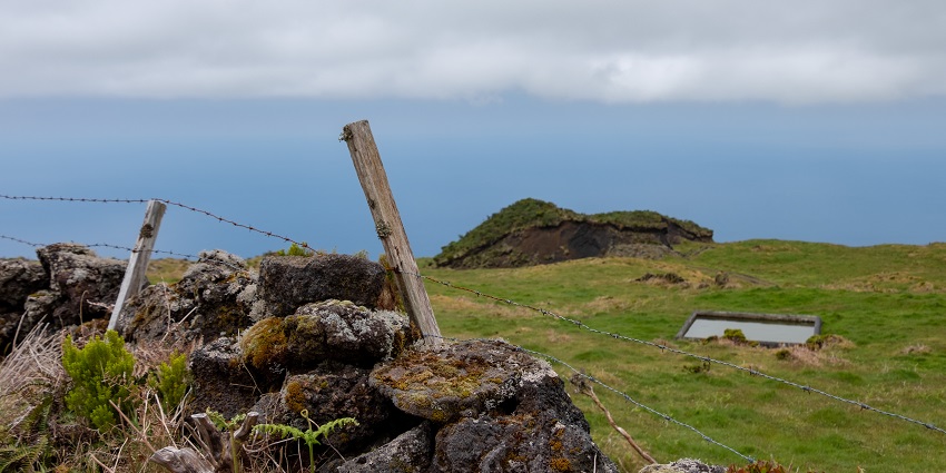 Beautiful view across the Pico Islands, a part of the Azores Island