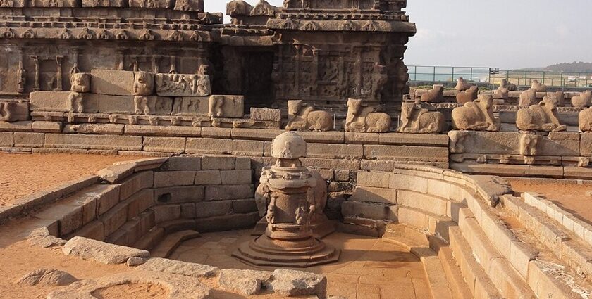 View of Mahabalipuram Temple, one of the places to visit in India in January for couples