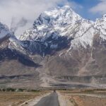 An image of the Zanskar range in Ladakh, one of the best places to go in July, in North India.