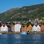 Image of a scenic view towards Norddalsfjorden, highlighting places to visit in Norway