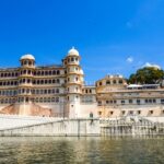 An image of the city palace of Udaipur City, one of the famous places to visit in November in India with family.