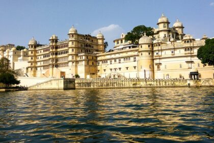 Beautiful view of the City Palace, Udaipur - places to visit in November in north India