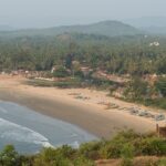 An image showing Gokarna Main Beach, a coastal area included in places to visit in November in South India.