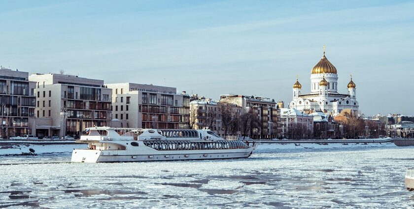 Explore places to visit in Russia in January featuring snow-covered landscapes