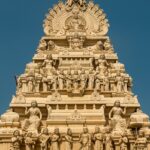 Image of a vibrant Hindu temple in Chennai, one of the places to visit in September in South India.