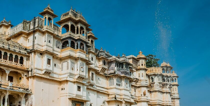 An image of City Palace, Old City, Udaipur, one of the best places to visit in West India.