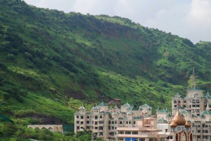 An image of Kharghar hills showcasing lush landscapes and attractions in Navi Mumbai