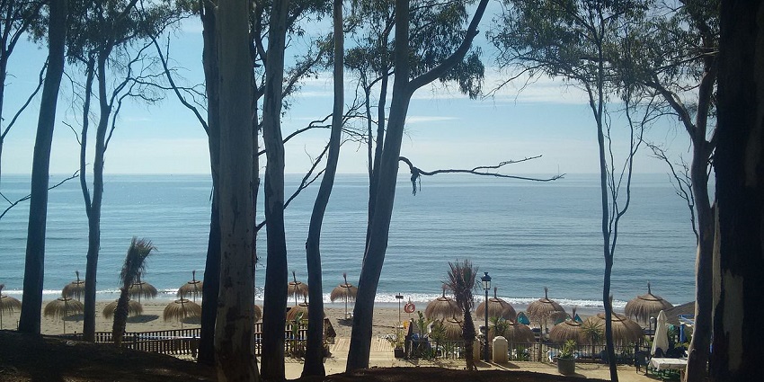 Playa de al Ancón, among beaches in Marbella Spain