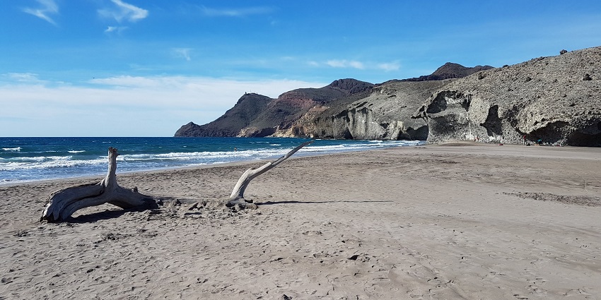 Playa de Monsul is one of the best beaches in Spain.