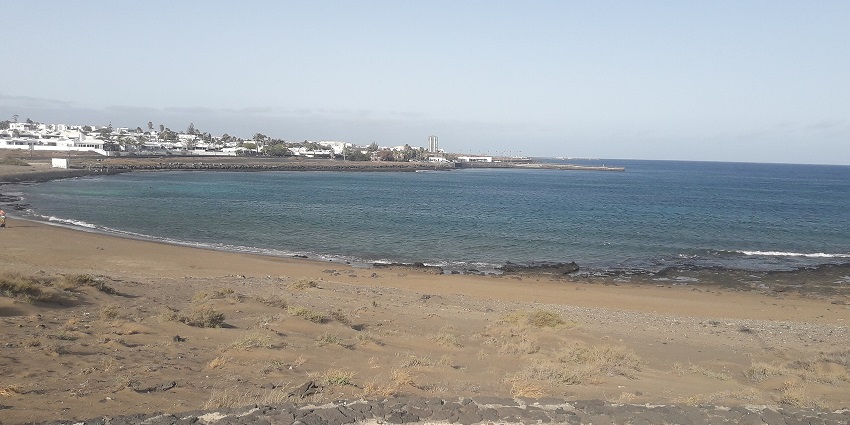 Beautiful landscape at Playa del Cable in Spain