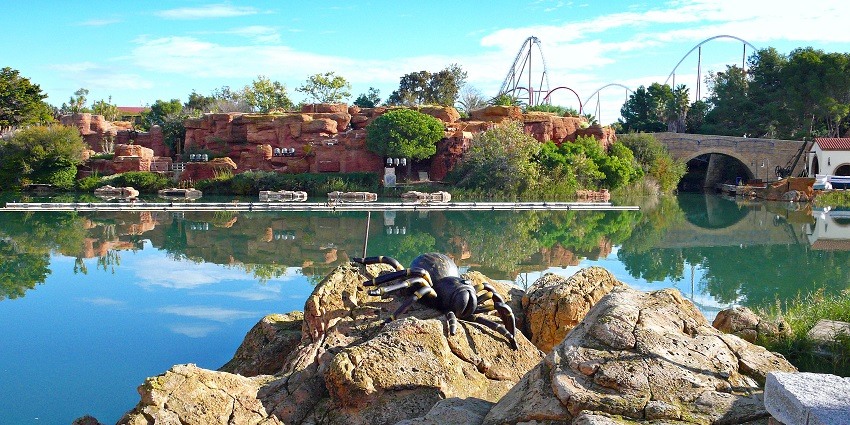 Port Aventura World is one of the theme parks in Spain Barcelona