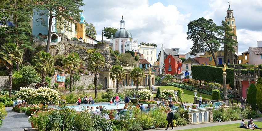 The village boasts a mix of Italy and British charm, one of the must-visit places in Wales