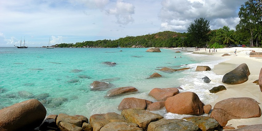 Beautiful island featuring stunning beaches and lush rainforests